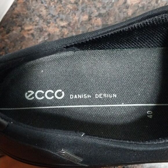 ECCO 9-9.5 Soft Wedge Fabric Slip On COMFORT Shoe... - Picture 4 of 8
